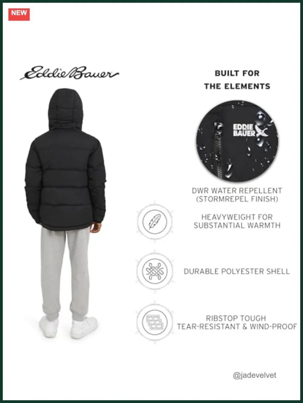 Heavyweight Faux Fur Lined Hooded Insulated Down Jacket